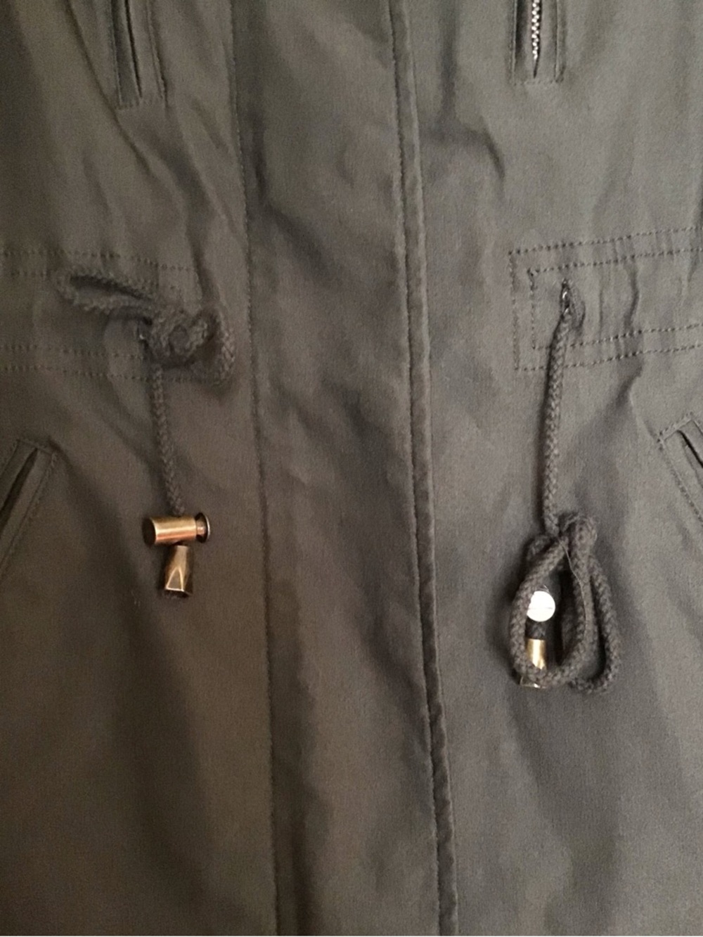 Society Olive Utility Jacket with Zip Pockets - Picture 3 of 6